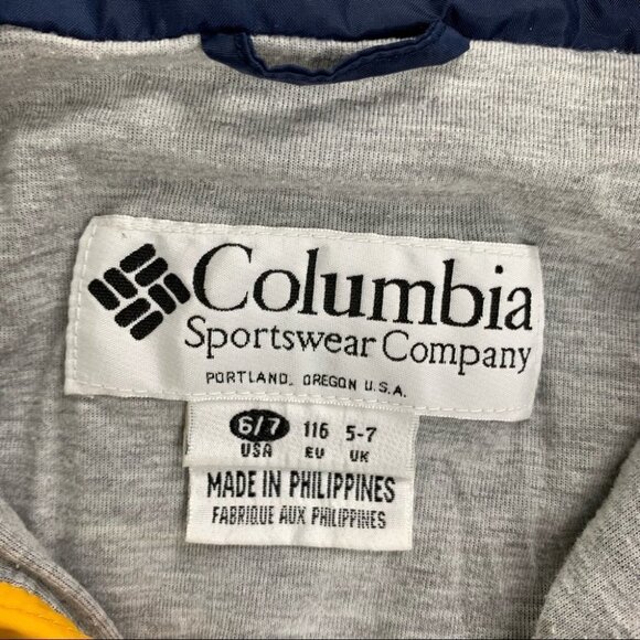 COLUMBIA Sportswear  Company Windbreaker/Raincoat size 6/7 - Picture 2 of 7